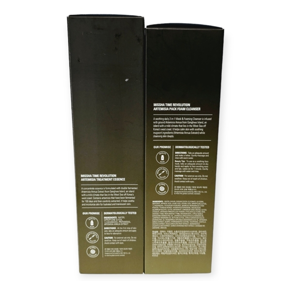 Missha Time Revolution Artemesia Essence & Foam Cleanser Set - Picture 7 of 13